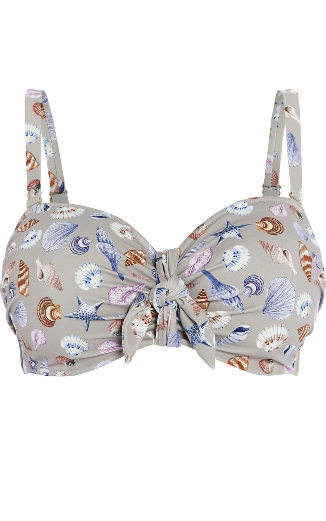 Lindex och By Malinas sommarkollektion – bikiniöverdel i stor storlek med snäckor