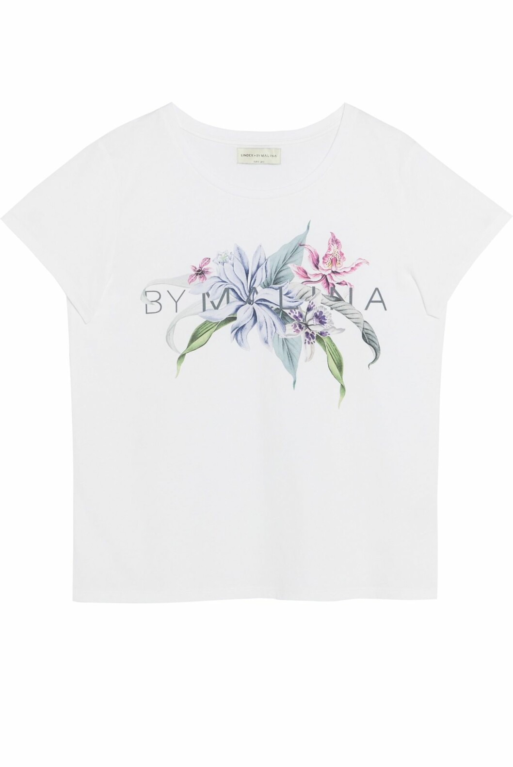 Lindex och By Malinas sommarkollektion – vit t-shirt med tryck