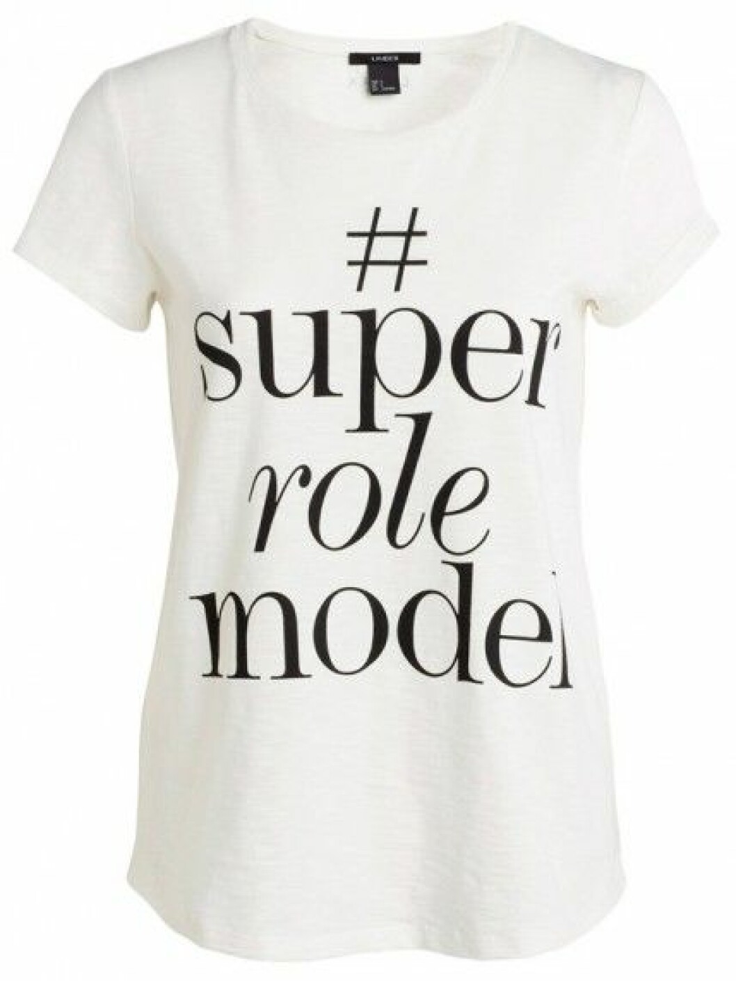 T-shirt med trycket #superrolemodel, 149 kr. T-shirt med trycket #superrolemodel, 149 kr.