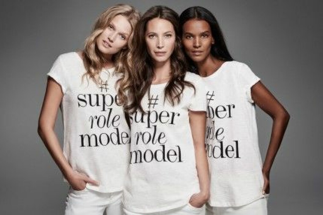 Toni Garrn, Christy Turlington Burns för Lindex. Toni Garrn, Christy Turlington Burns för Lindex.