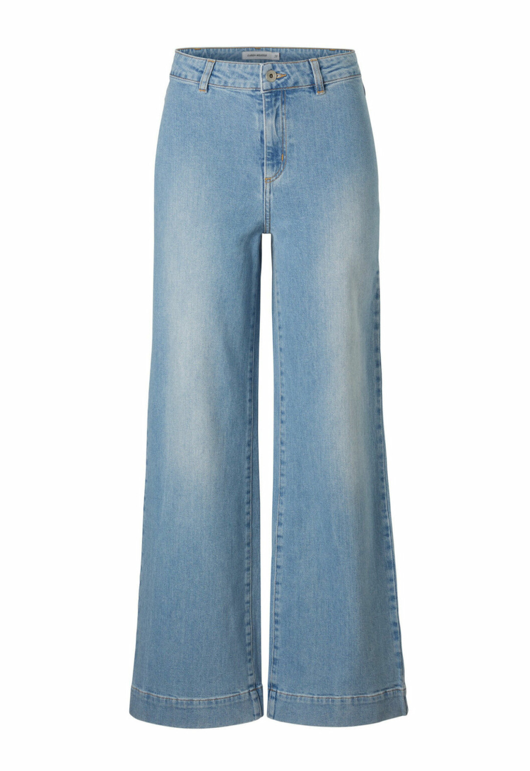 Ljusa jeans med vida ben