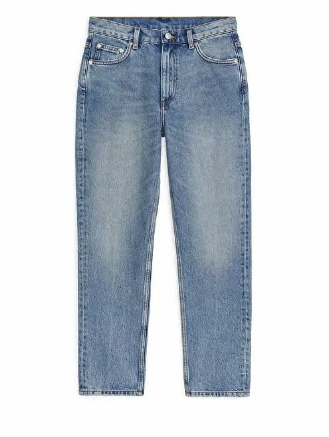 Ljusa jeans i rak modell för dam till våren 2020
