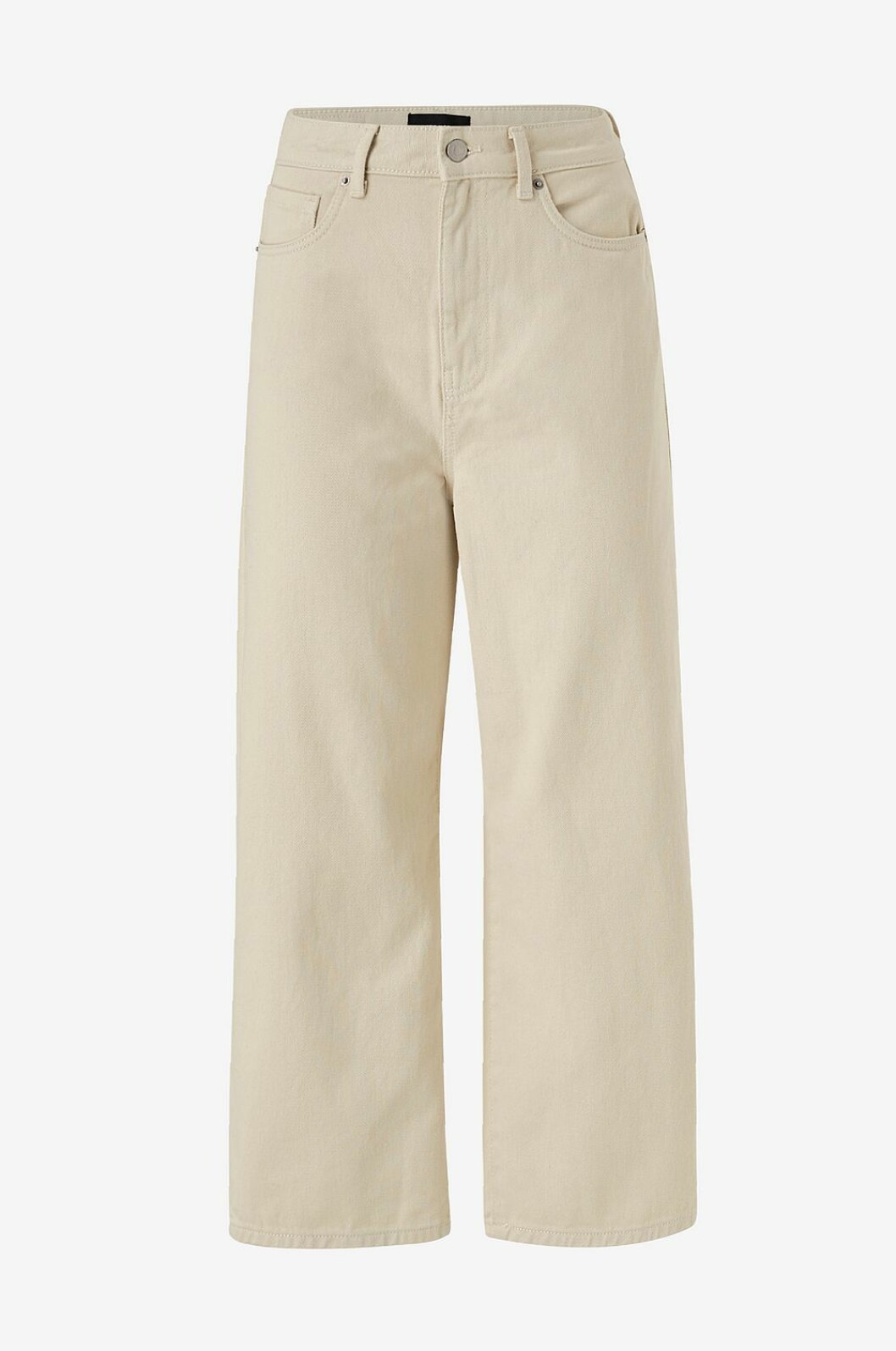 Ljusbeige jeans med vida ben från Vero Moda