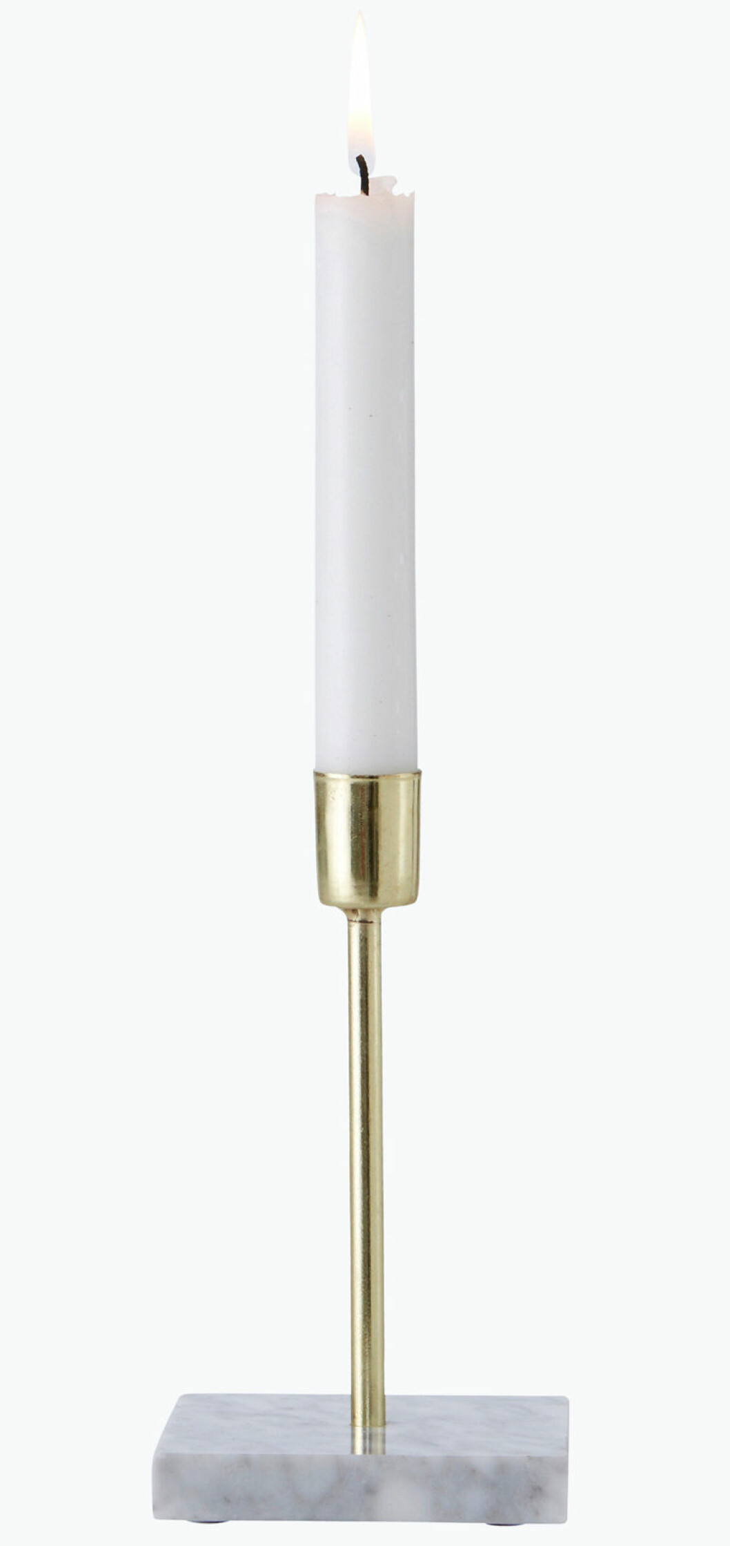 ljusstake marmor guld