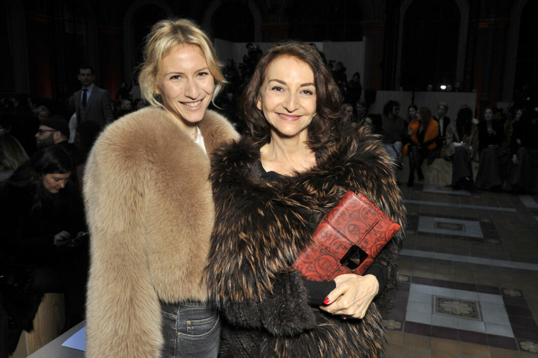 Döttrarna Lola Rykiel och Nathalie Rykiel. lola rykiel natahalie rykiel