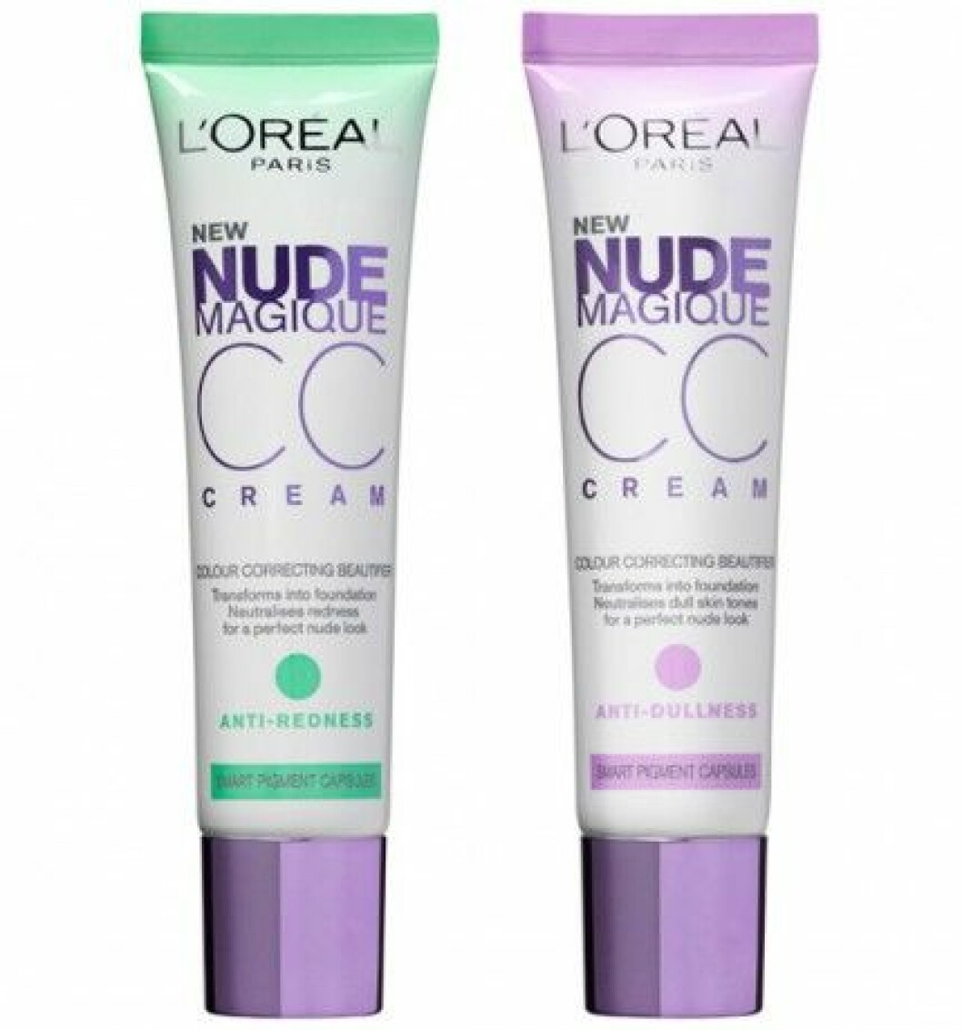L’Oreal Nude Magique CC Cream ändrar färg vid applicering och kostar 169 kr. L'Oreal Nude Magique CC Cream ändrar färg vid applicering och kostar 169 kr.
