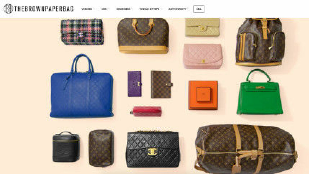 Thebrownpaperbag säljer mycket Louis Vuitton på nätet. louis vuitton på nätet