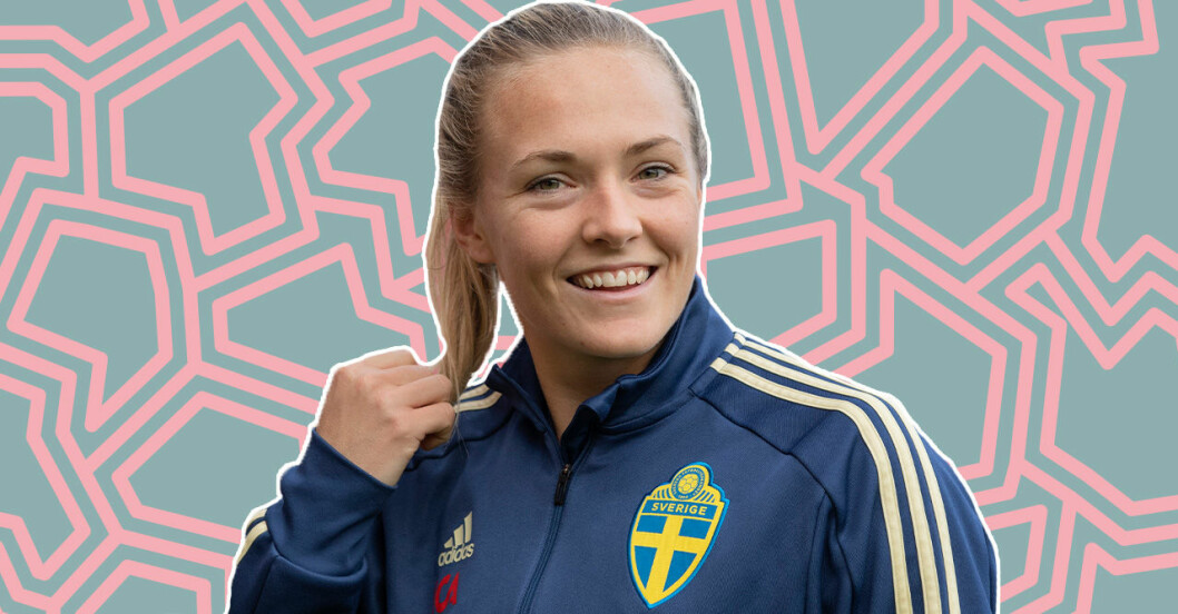Magdalena Eriksson i landslaget.