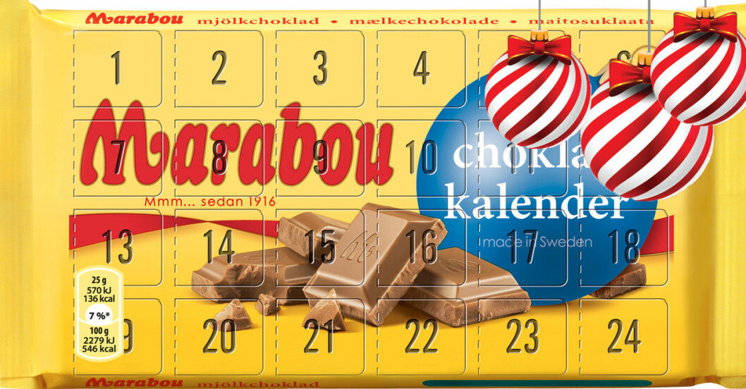 Marabou lanserar en adventskalender – typ...