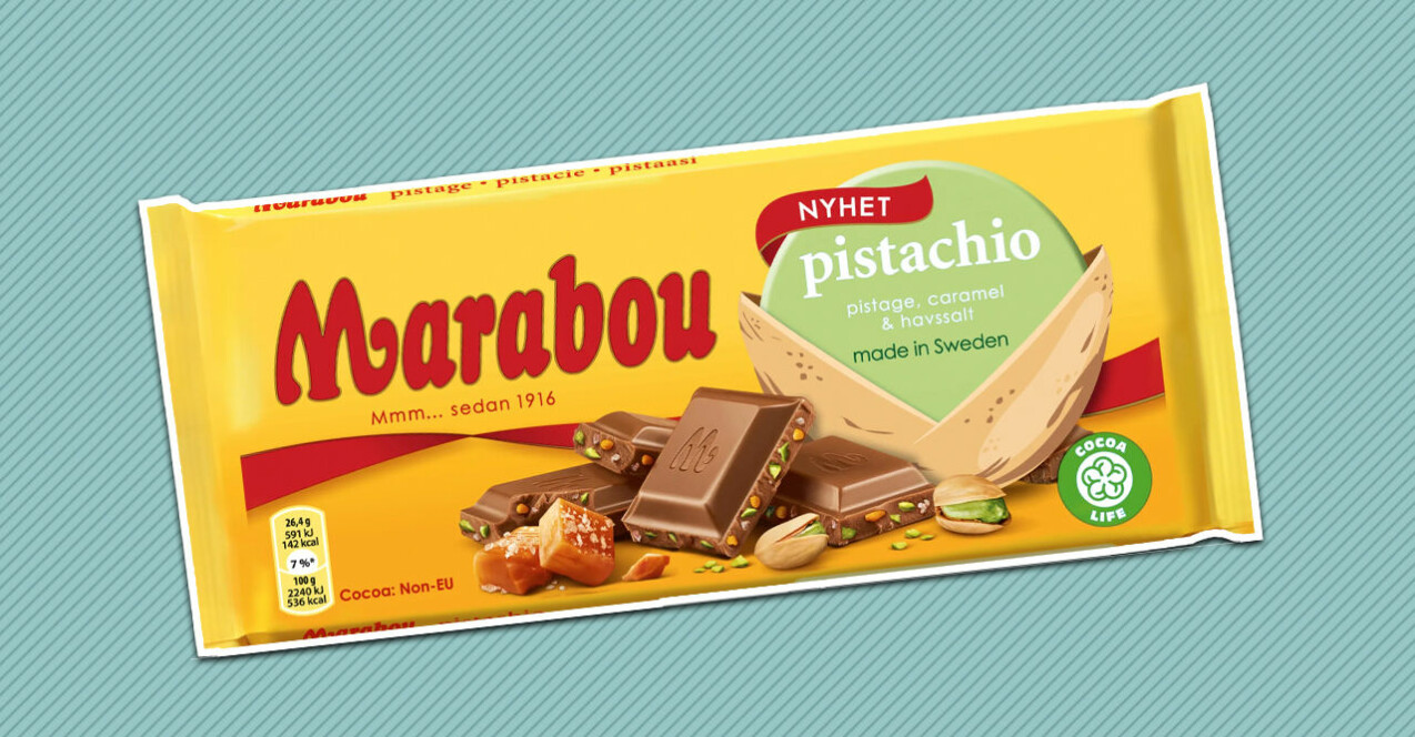 Allt vi vet om nya Marabou pistachio