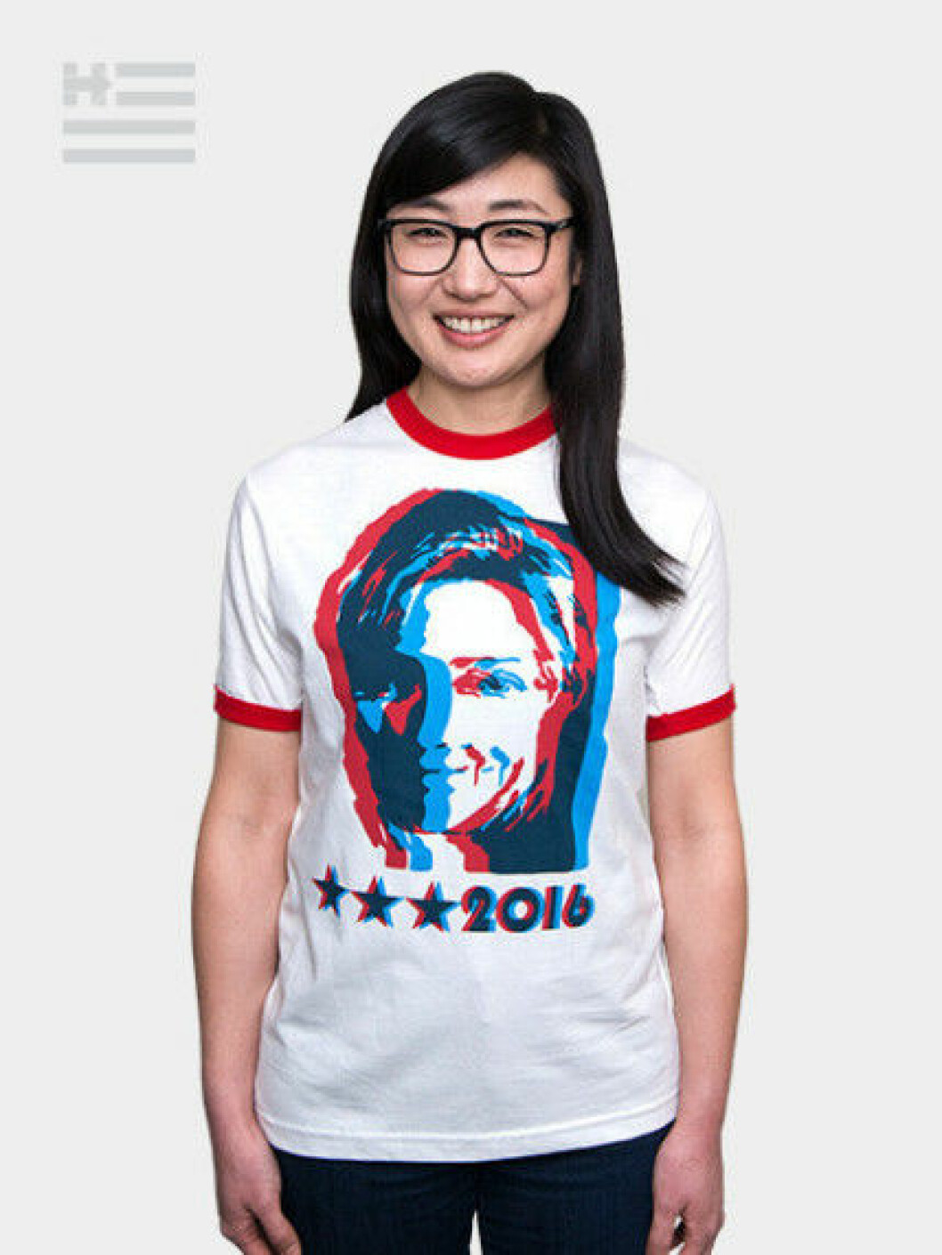 Marc Jacobs t-shirt för Hillary Clintons kampanj. marc jacobs hillary clinton