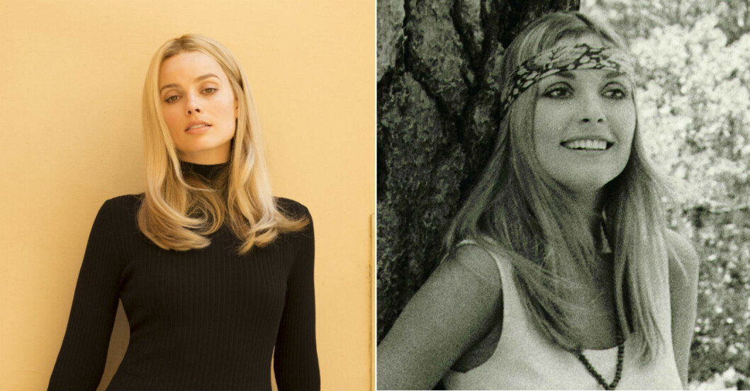 Margot Robbie som Sharon Tate. Margot Robbie som Sharon Tate.