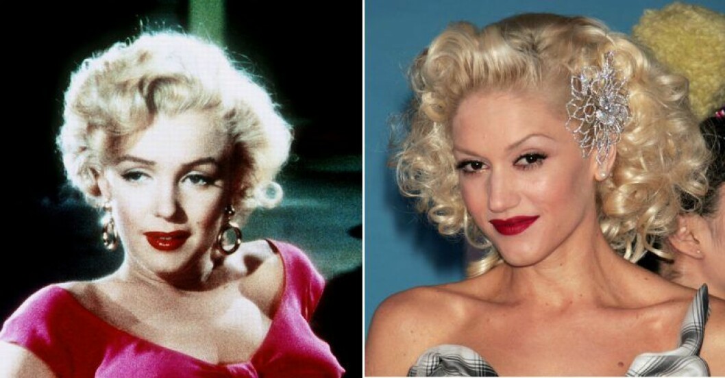 Marilyn Monroe och Gwen Stefani. 