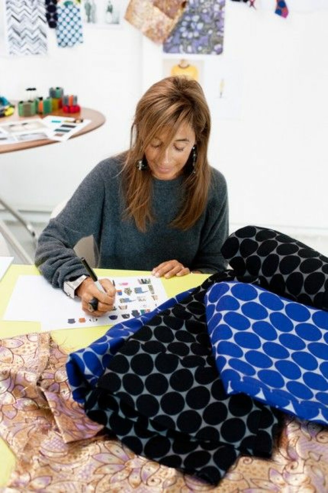 Consuelo Castiglioni, kreativ ledare och grundare av Marni. Consuelo Castiglioni, kreativ ledare och grundare av Marni.