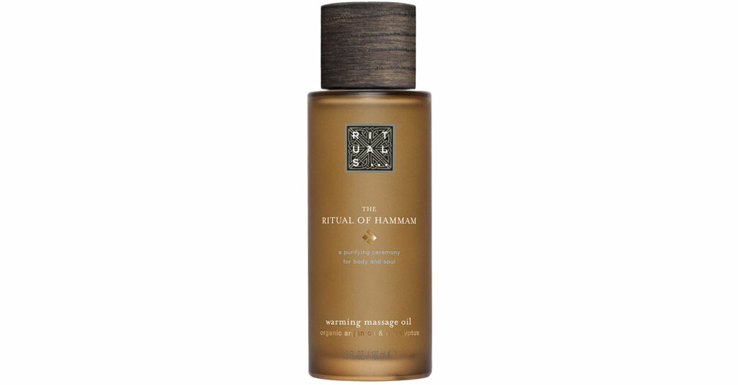 Värmande massageolja från Rituals