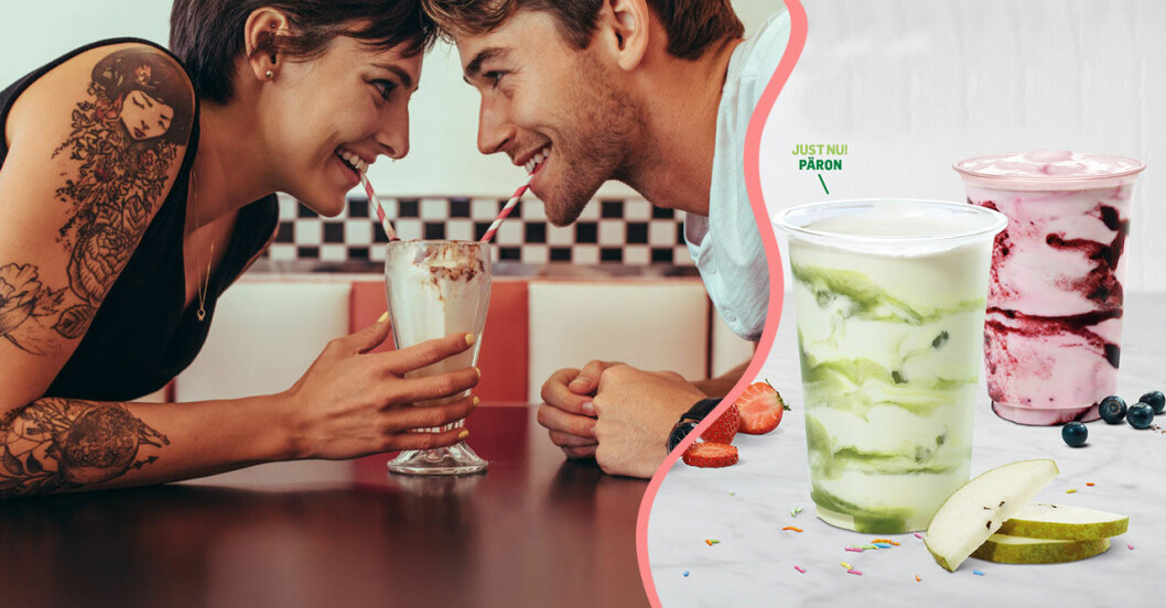 Max nya veganska shake: Dreamshake.
