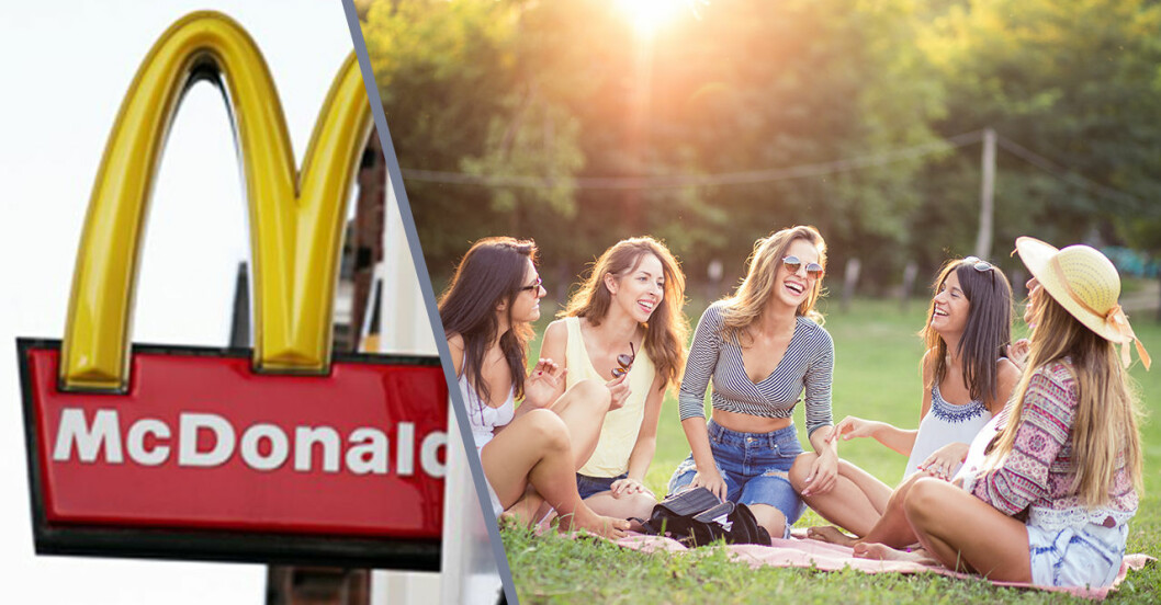 mcdonalds leverar burgare till din picknick