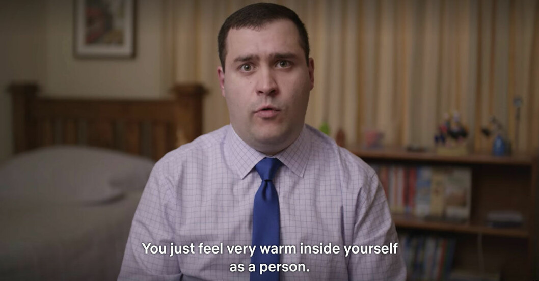 Michael har aldrig varit kär. Men såhär tror han att det känns. Michael Love on the spectrum Netflix
