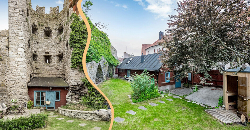 Minihus i ringmuren