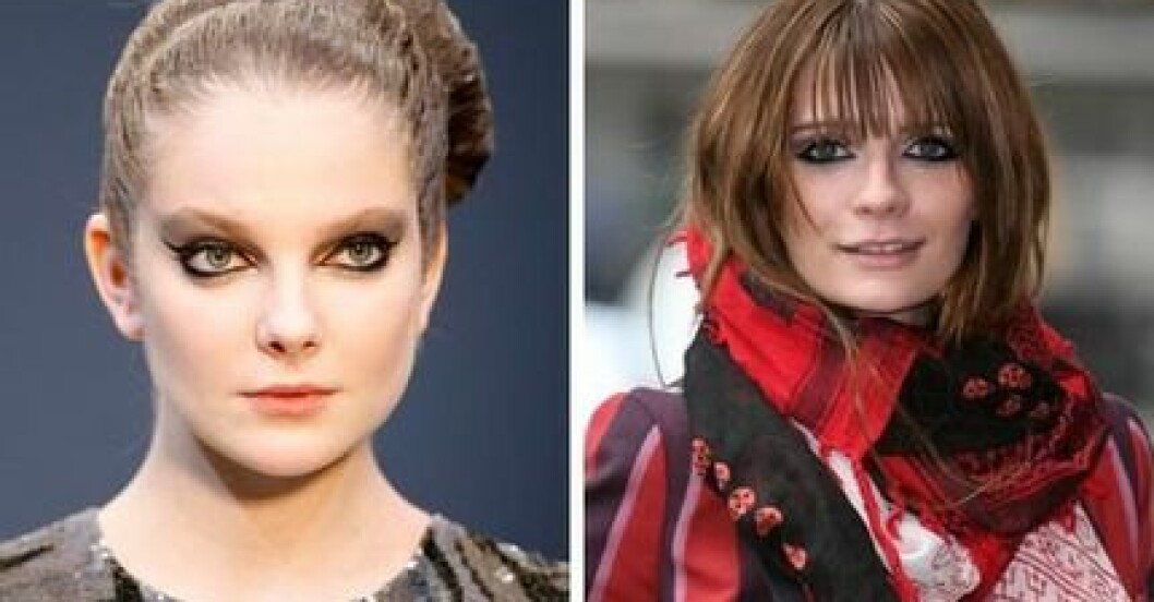 Mischa Barton med svart eyeliner.