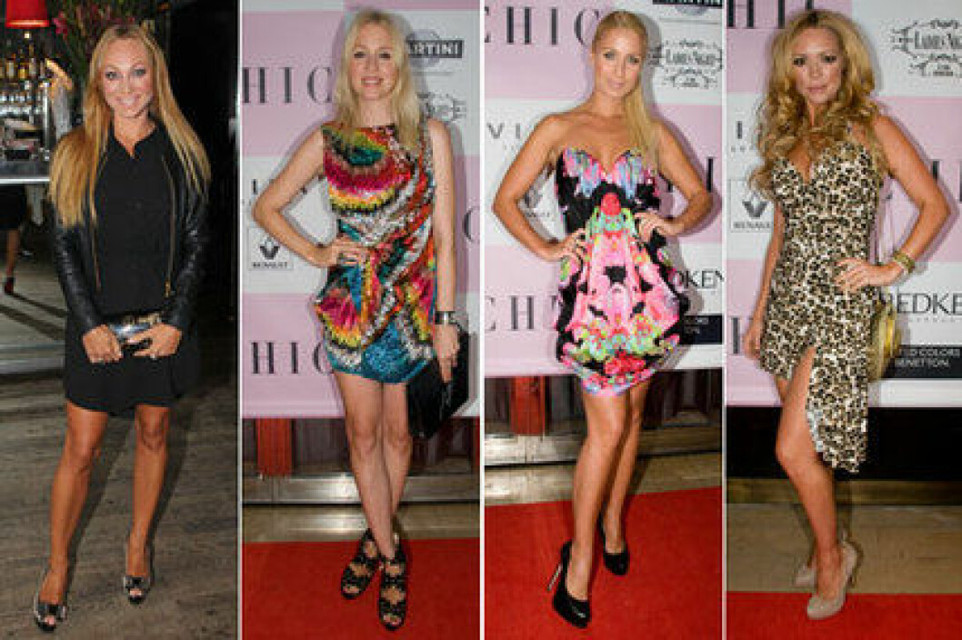 Charlotte Perrelli, Emilia de Poret, Velvet och Anna Sahlin. Charlotte Perrelli, Emilia de Poret, Velvet och Anna Sahlin.