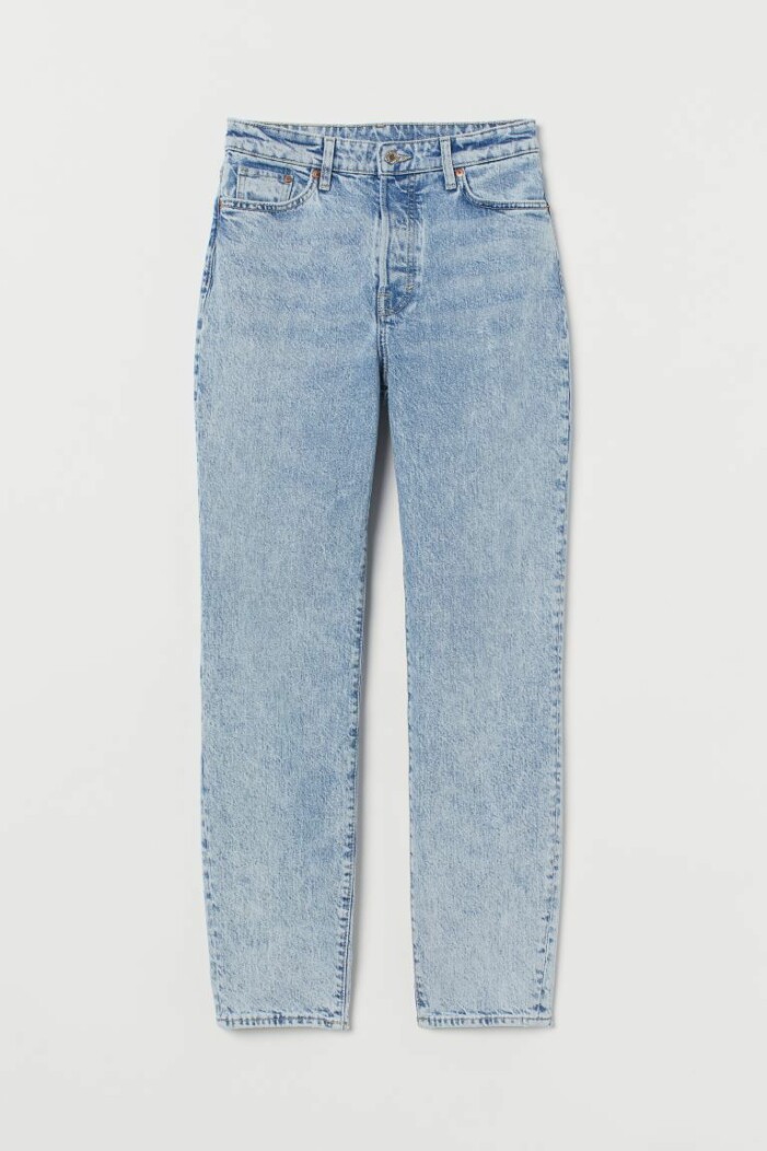 Momjeans med stretchigt material