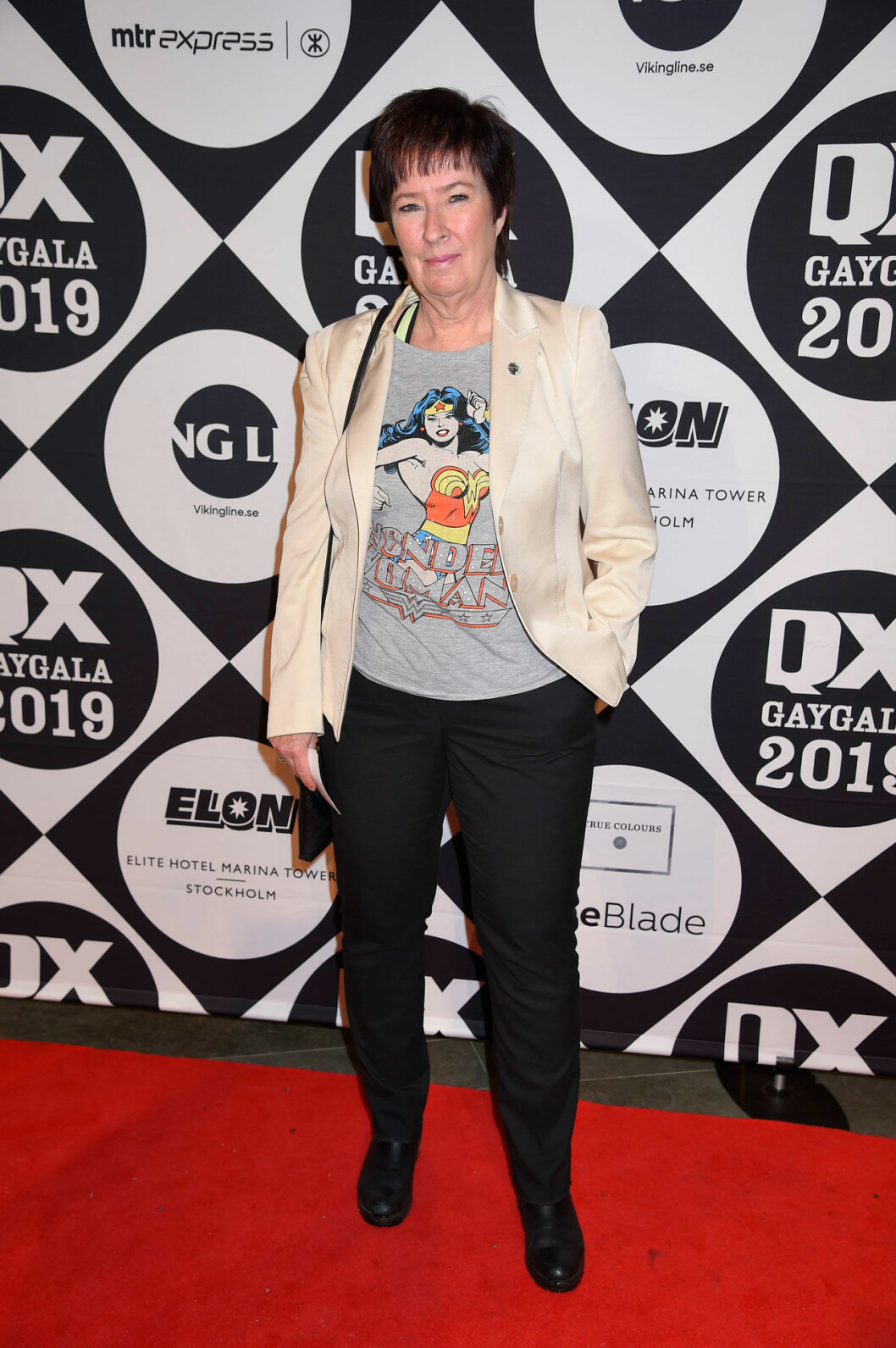 Mona Sahlin. Mona Sahlin på QX-galan 2019