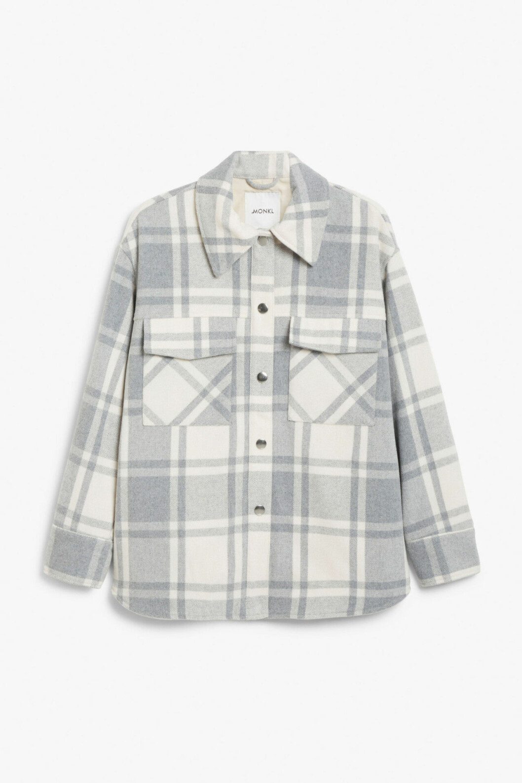 Grå skjortjacka från Monki