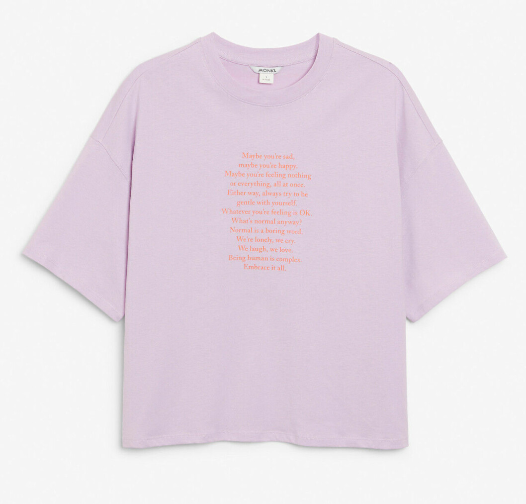 Monki släpper t-shirts med tryck