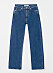 Blå jeans med raka ben för dam till våren 2020