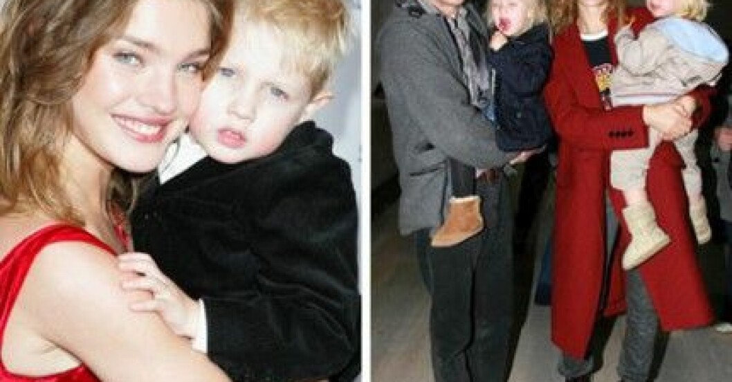 Natalia och Justin med barnen Viktor, Neva och Lucas. Natalia och Justin med barnen Viktor, Neva och