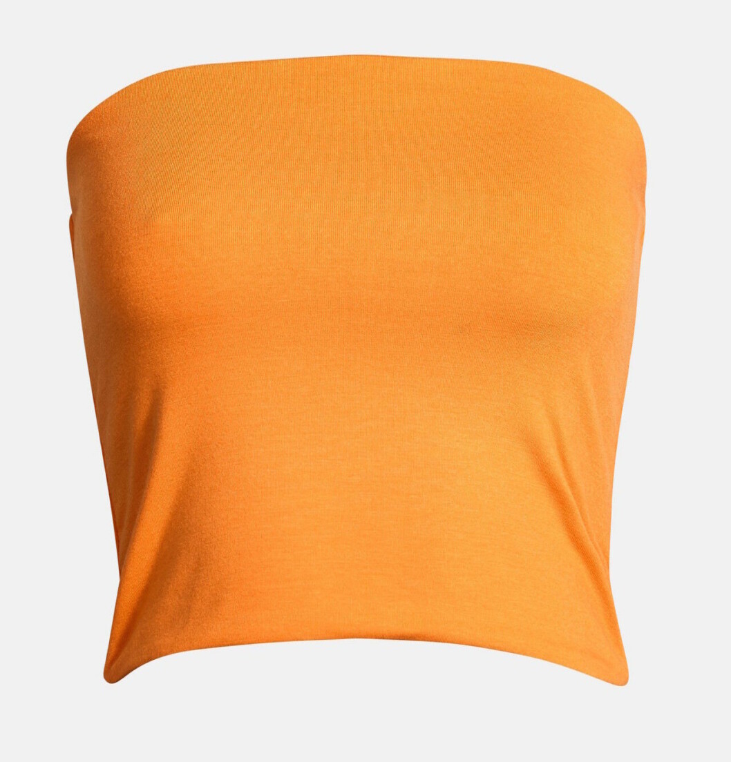 Neonorange tubtopp för dam till 2019