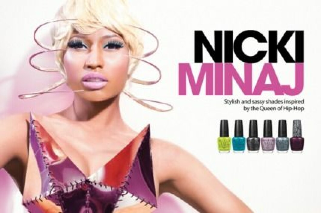 Nicki Minaj OPI Nail Lacquer Collection 2012.