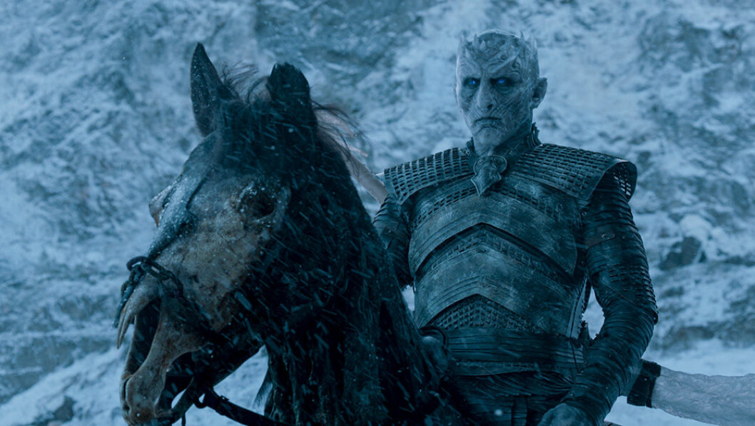 En bild på karaktären Nattkungen från tv-serien Game of Thrones.