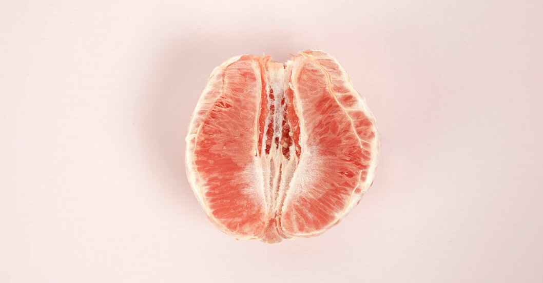 skalad grapefrukt
