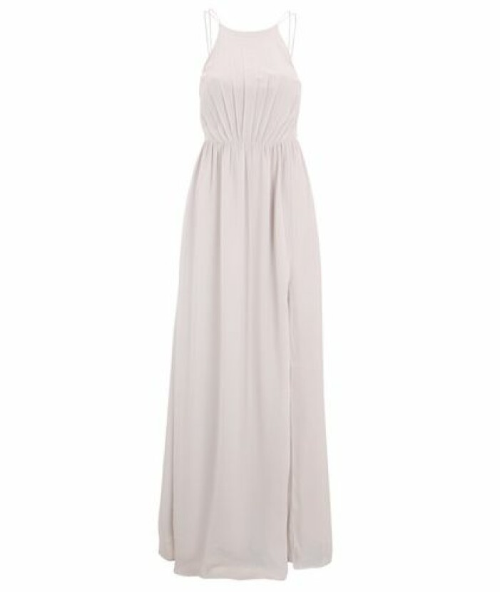 Beige långklänning till bal