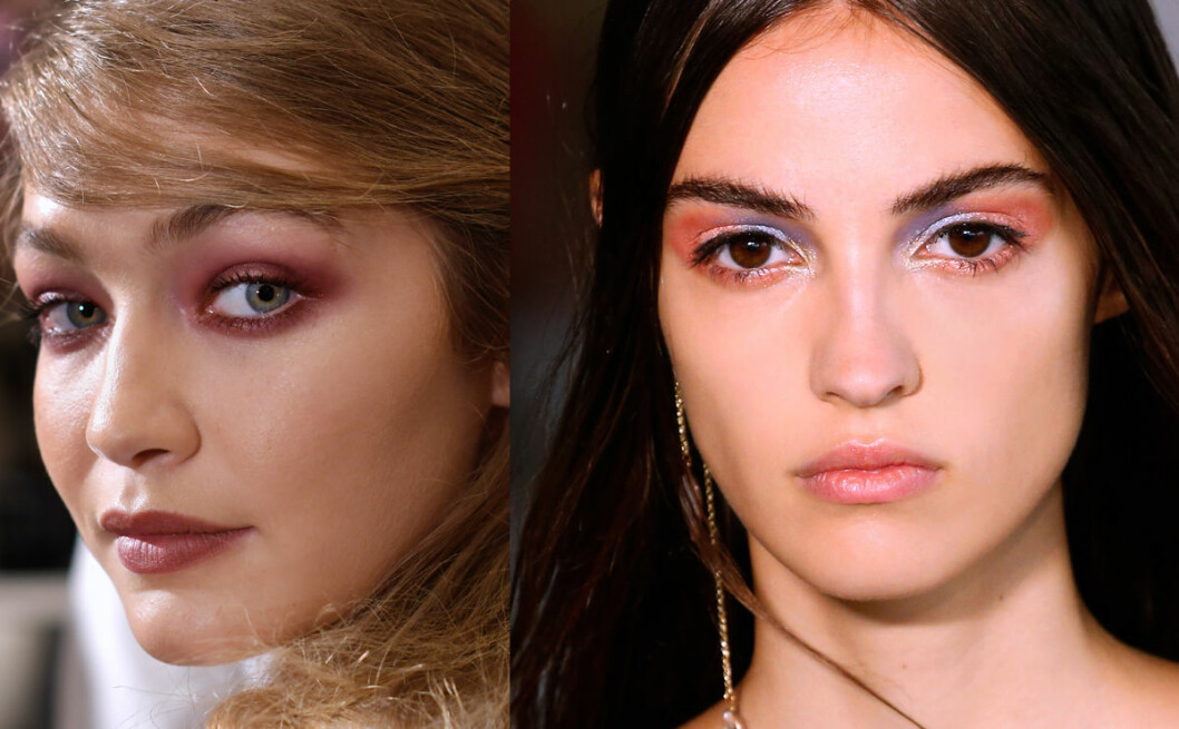 Anna Sui, Jill Stuart ögonskugga vårens sminktrender 2017
