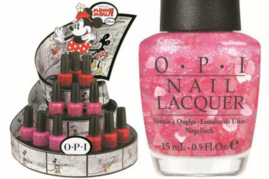 Vintage Minnie Mouse by OPI i färgen "Nothin' Mousie 'Bout It".