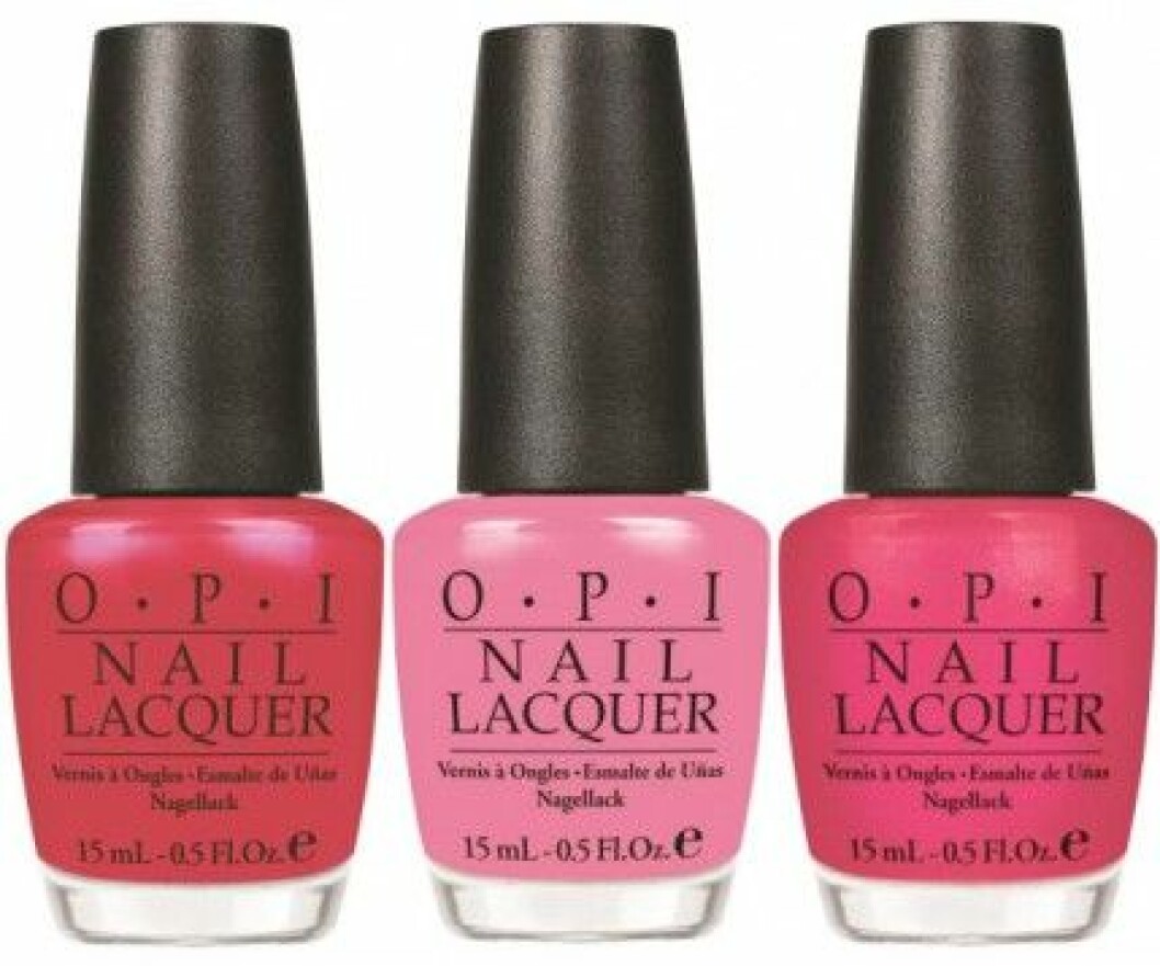 "The Color Of Minnie", "If You Moust You Moust", "I'm All Ears" från OPI.