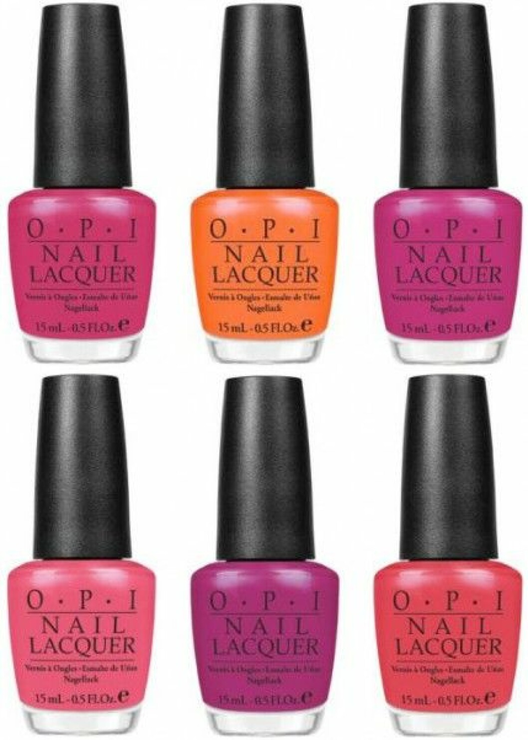 OPI Sorbet Collection ur Texas Collection.