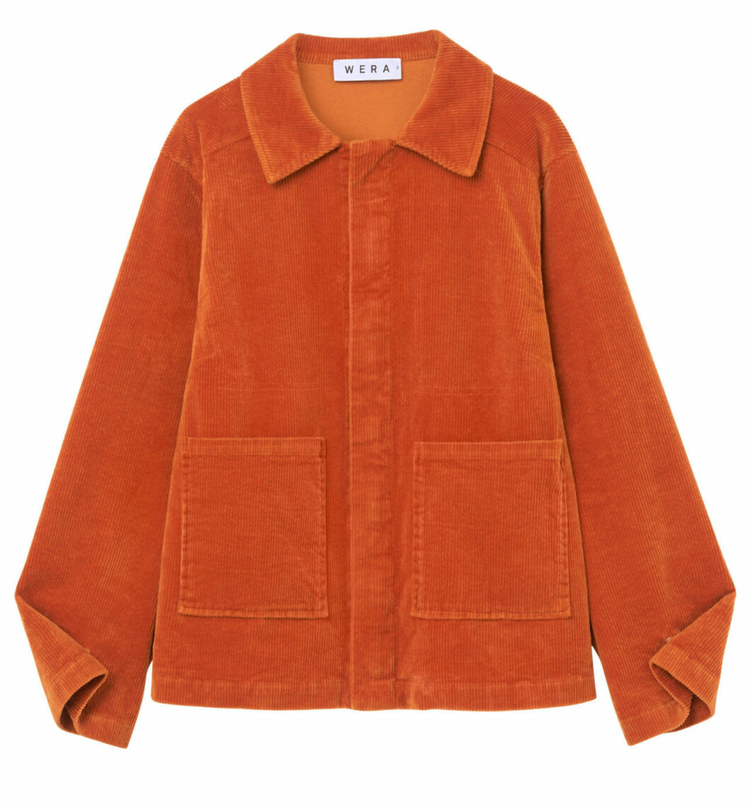 Orange manchesterjacka