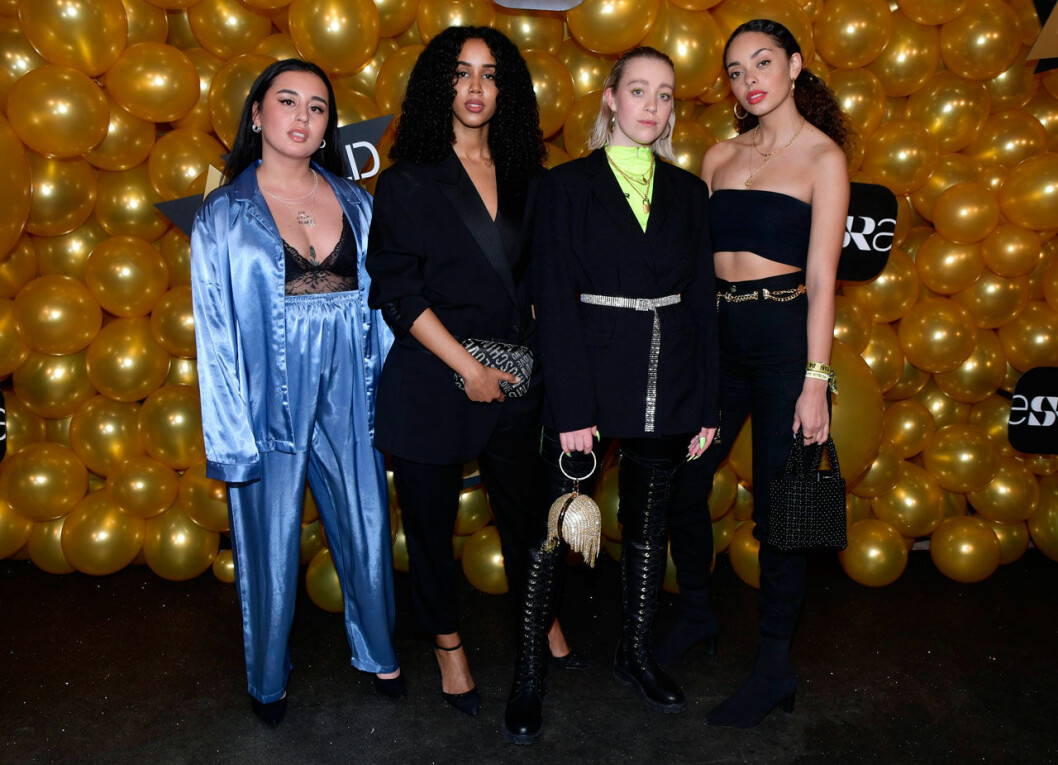 Mikaela Höök, Salem Indrias, Chanelle Törnqvist och Hajan Jabar. Röda mattan, Mikaela Höök, Salem Indrias, Chanelle Törnqvist, Hajan Jabar