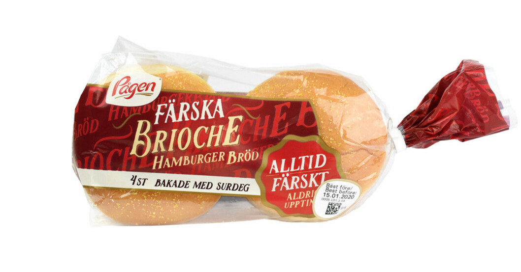 Pågen brioche hamburgerbröd