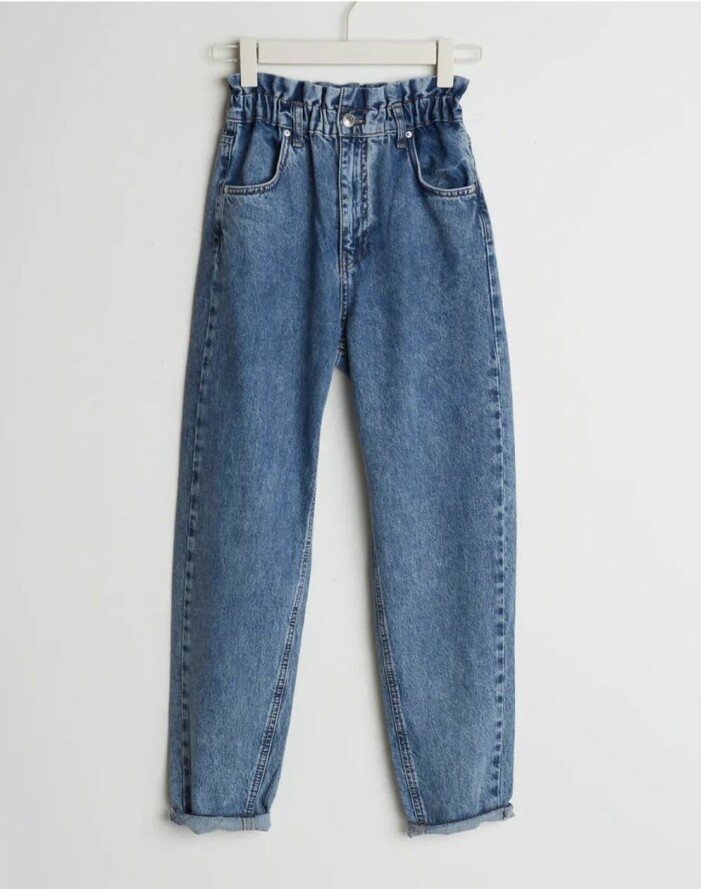 Paper bag jeans från Gina tricot