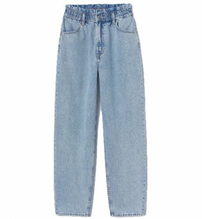 Jeans med smal midja och stora lår från H&M