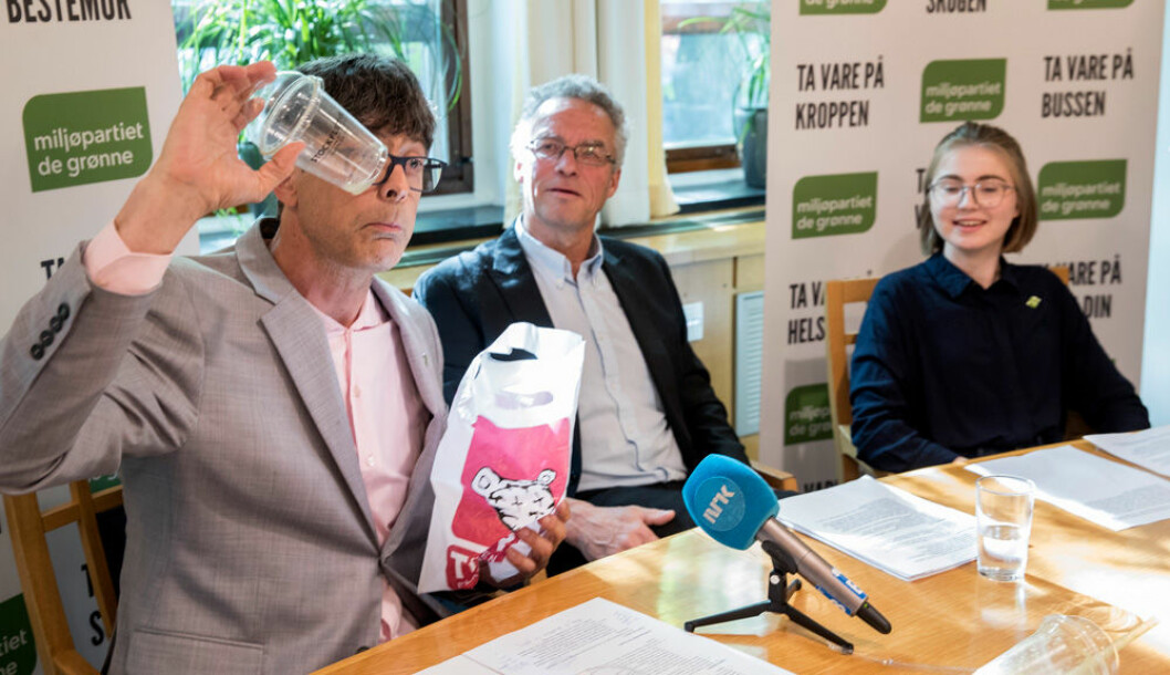 Per Espen Stoknes är engagerad i det norska miljöpartiet De Gronne. Foto: TT Per Espen Stoknes pratar om miljö.