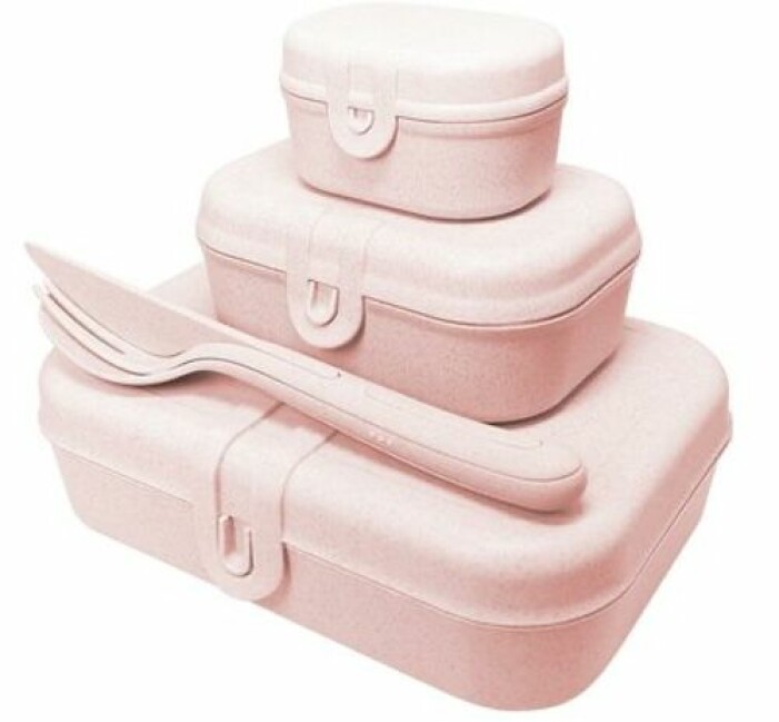 Matlådor picknick plastbestick