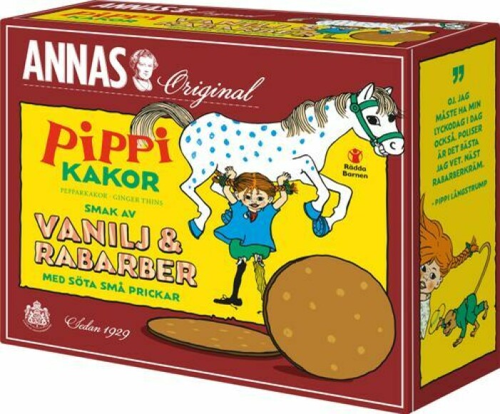 Pippis pepparkakor med smak av vanilj och rabarber