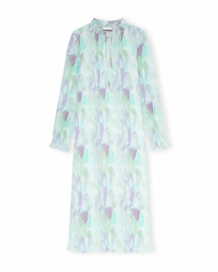 Pleated dress ganni