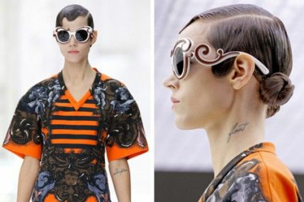 Prada Minimal Baroque eyewear collection, S/S 2011. Prada Minimal Baroque eyewear collection, S/S 2011.